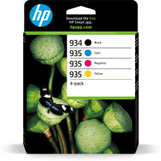 HP 934 Black/935 CMY Ink Cartridge 4-Pack (400 / 400 / 400 / 400 pages)