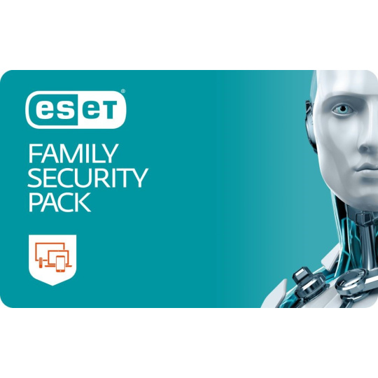 ESET Family Security Pack pre 10 zariadenia, predĺženie licencie na 1 rok