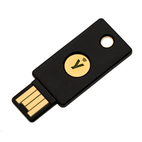 YubiKey 5 NFC - USB-A, kľúč/token s viacfaktorovou autentifikáciou (NFC), podporou OpenPGP a Smart Card (2FA)