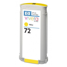 HP 72 Yellow DJ Ink Cart, 130 ml, C9373A