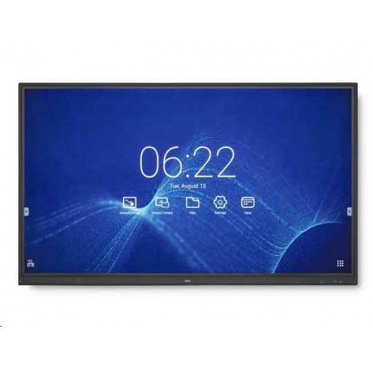 NEC LCD 65" MultiSync CB651Q-2, 3840x2160, 350nit, 1200:1, 8ms, 12/7, VGA, HDMI, RS232, LAN, Dotyk, OPS Slot