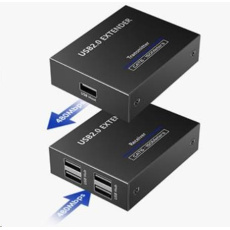 PREMIUMCORD 4-port USB 2.0 extender po Cat5/Cat5e/Cat6 do 150m