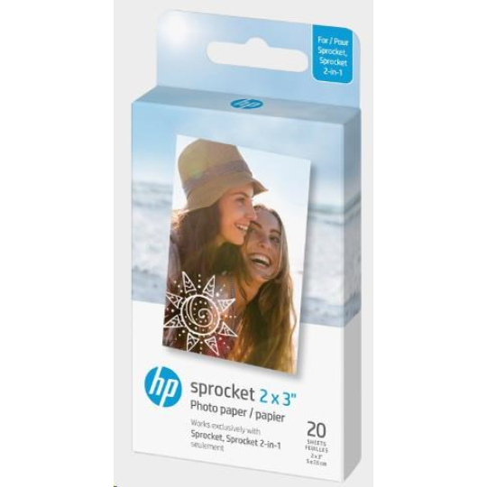 HP Zink Paper Sprocket 20 Pack 2x3"