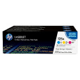 HP 125A CMY 3-pack LJ Toner Cart, CF373AM (1,400 / 1,400 / 1,400 pages)