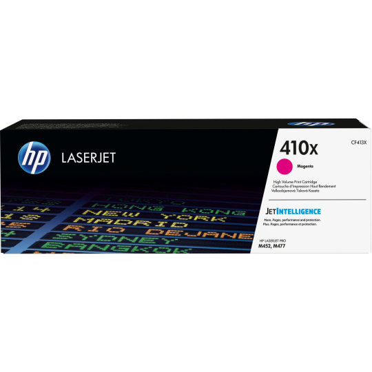 HP 410X Magenta LJ Toner Cart, CF413X (5,000 pages)