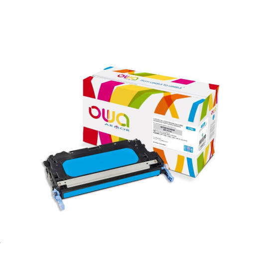 OWA Armor toner pre HP Color Laserjet 3800, 8000 strán, Q7581A JUMBO, modrá/cyan