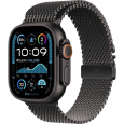 Apple Watch Ultra 2 (2024) GPS + Cellular 49mm Black Titanium Case with Black Titanium Milanese Loop - L