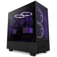 NZXT skříň H5 Flow edition / 2x120 mm fan / USB 3.0 / USB-C 3.1 / průhledná bočnice / mesh panel / černá