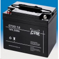 Batéria - CTM CT 12-33 (12V/33Ah - M6), životnosť 5 rokov