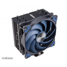 AKASA CPU chladič Alucia H4, Heatpipes, Black fins