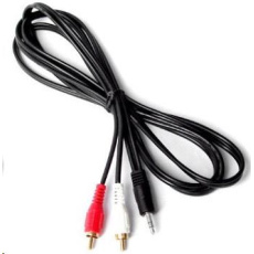 Káblový konektor PREMIUMCORD 2.5 mm stereo - 2x Cinch M 2 m