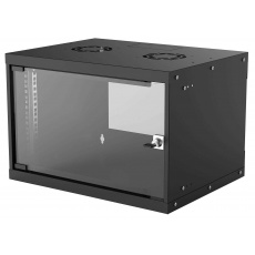 Intellinet 19" rack BASIC 6U/560 mm, čierny, rozložený flatpack