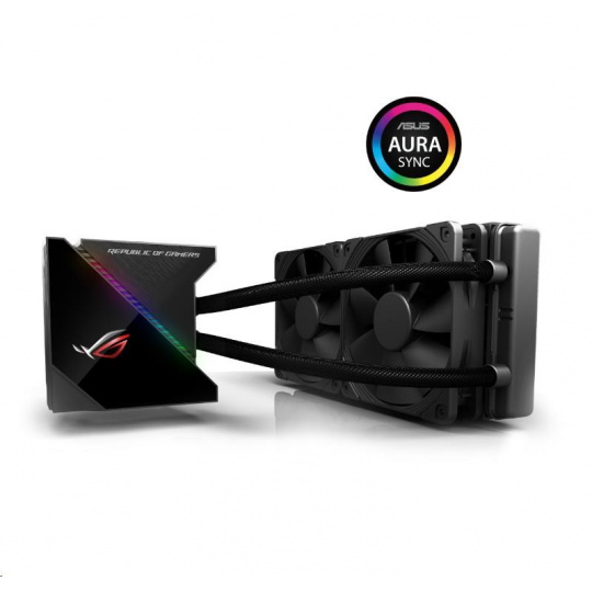 Vodný chladič procesora ASUS AIO ROG RYUJIN 240, 2x120mm