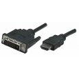 Manhattan HDMI kábel na DVI-D, Dual Link, 1 m, čierny