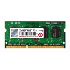 SODIMM DDR3 4GB 1333MHz TRANSCEND 1Rx8 CL9