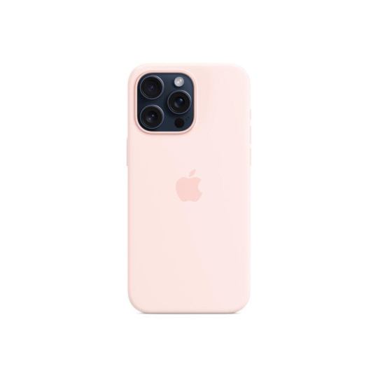 APPLE iPhone 15 Pro Max Silicone Case with MagSafe - Light Pink