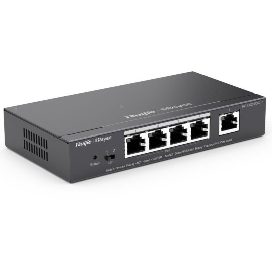 Reyee RG-ES205GC-P Smart mananged PoE switch, 4x PoE