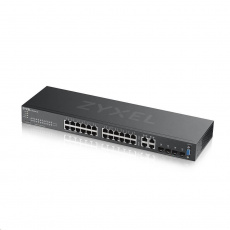 Zyxel GS2220-28 28-portový gigabitový riadený prepínač L2, 24x gigabit RJ45, 4x gigabit RJ45/SFP