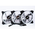 1stCOOL Fan KIT AURA EVO 1 ARGB, 3x Dual Ring fan + ARGB Nano controller