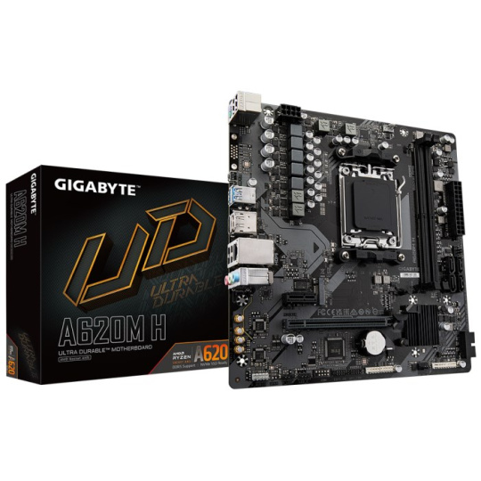 GIGABYTE MB Sc AM5 A620M H, AMD A620, 2xDDR5, 1xDP, 1xHDMI, mATX