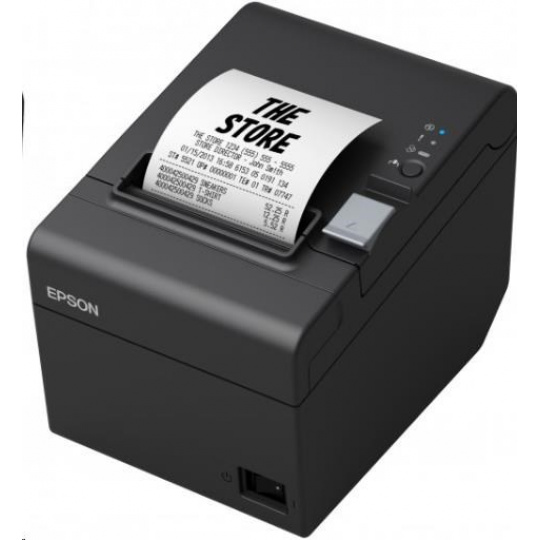 Epson TM-T20III, POS tlačiareň, USB/LAN, 8 bodov/mm (203 dpi), rezačka, čierna