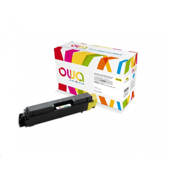 OWA Armor toner pre KYOCERA FS-C5250, 2026, 5000 strán, TK590Y, žltý/žltý + odpadový box (TK-590Y)