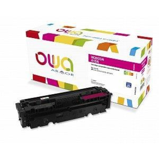 OWA Armor toner pro HP Laserjet M 450, 454, 455, 470, 479, 2100 stran, W2033A, magenta/červená