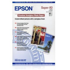 EPSON Paper A3 - Premium Semigloss Photo Paper, DIN A3+, 250 g/m2, 20 listov