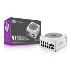 Cooler Master zdroj V750 Gold-V2 White Edition, 750W, 80+ Gold, fully modular, bilá