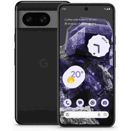 BAZAR - Google Pixel 8  5G, 8/128GB, EU, černá - Po opravě (Komplet)