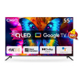 CHiQ U55QM8E TV 55", UHD, QLED, smart, Google TV, dbx-tv, Dolby Audio, Frameless