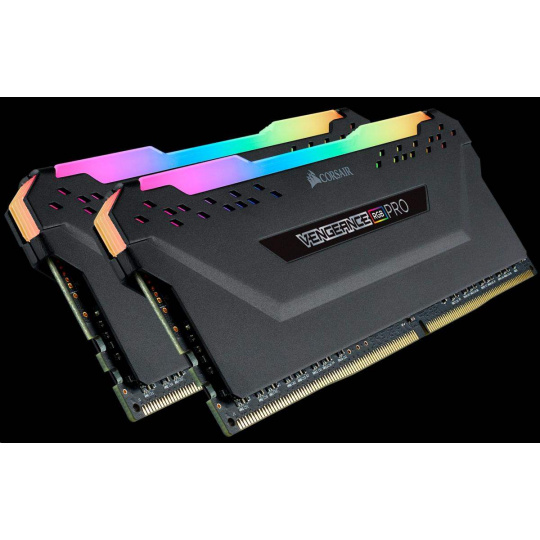 CORSAIR DDR4 16GB (Kit 2x8GB) Vengeance RGB PRO DIM16 3200MHz CL16 čierna