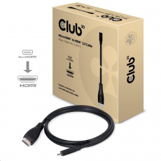 Club3D Micro HDMI na HDMI 2.0 4K60Hz UHD, (M/M), 1m