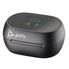 Poly Voyager Free 60+ MS Teams bluetooth headset, BT700 USB-C adaptér, dotykové nabíjecí pouzdro, černá