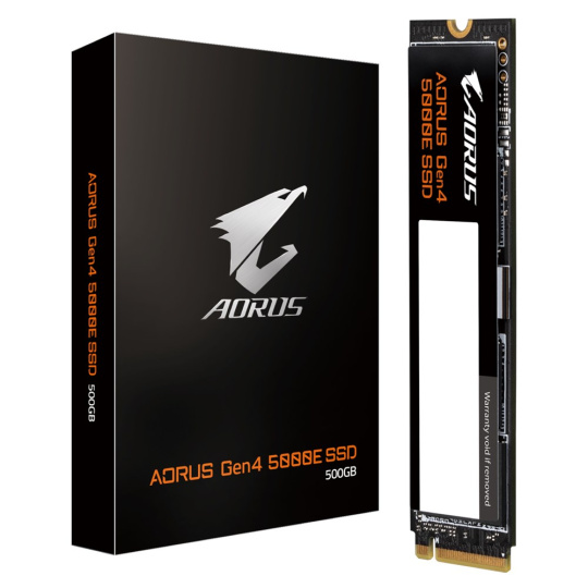 GIGABYTE SSD 500GB AORUS Gen4 5000E SSD, NVMe