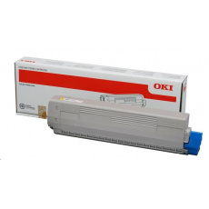 Žltý toner OKI pre C822 (7 300 strán)