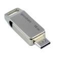 GOODRAM Flash disk 16 GB ODA3, USB 3.2, strieborná