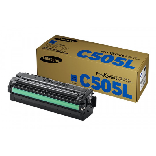 HP - Samsung CLT-C505L H-Yld Cyan Toner Cr (3,500 pages)