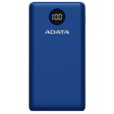 ADATA PowerBank P20000QCD - externá batéria pre mobilný telefón/tablet 20000mAh, 2,1A, modrá (74Wh)