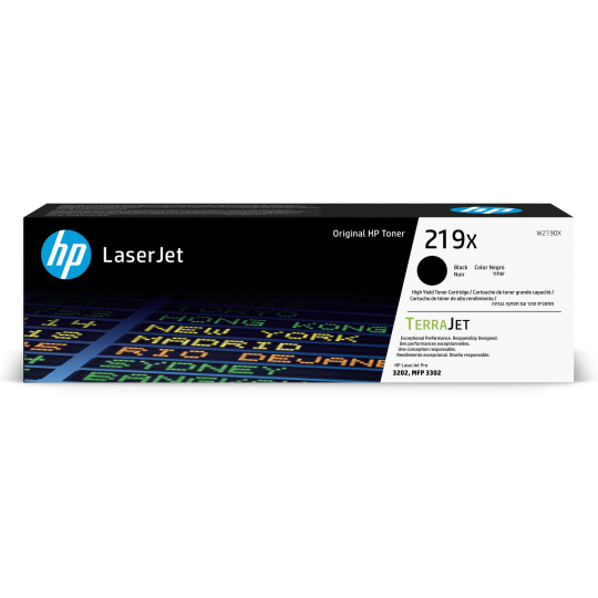 HP 219X High Yield Black Original LaserJet Toner Cartridge (3,200 pages)