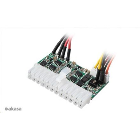 Adaptér AKASA AK-PE150-05, 150W DC-DC ATX, 4-pin DIN