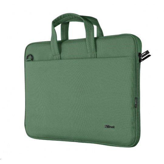 TRUST 16" Bologna Slim Laptop Bag Eco, zelená