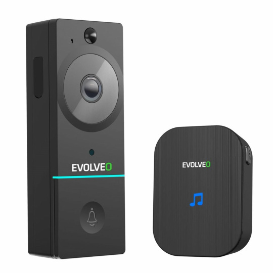 EVOLVEO Ringo RELAY - WiFi videozvonek s otevíráním brány + zvonek do zásuvky