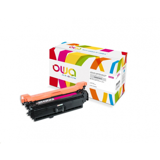 OWA Armor toner pre HP Color Laserjet Ese 500 M551, M575, 6000 strán, CE403A, červená/purpurová