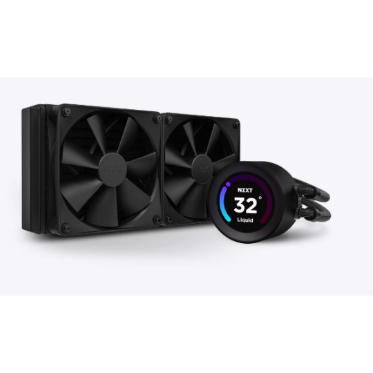 NZXT vodní chladič Kraken 240 ELITE / 2x120mm fan / LCD disp. / 6 let / LGA1851 / AM5