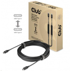 Kábel USB Club3D 3.2 Gen2 Type-C to C Active Bi-directional (M/M) 8K60Hz, 5m