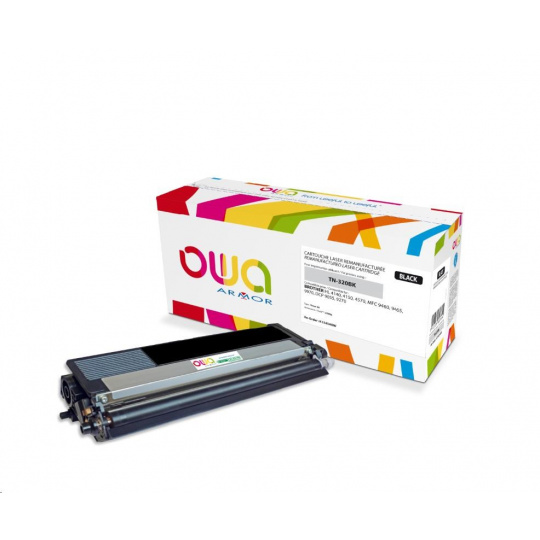 OWA Armor toner pre BROTHER HL 4140, 4150, 4570, MFC 9460, 9465 DCP 9055, 2500 strán, TN320BK, čierna/čierna (TN-320BK)