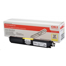 Toner Oki Yellow pre C110/C130 (2.5k)