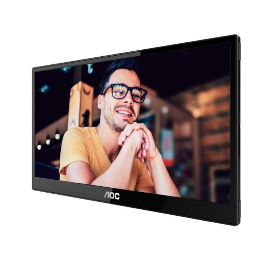 AOC MT IPS LCD WLED 15,6" 16T3EA - IPS panel, 1920x1080, USB-C přenosný monitor