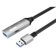 PREMIUMCORD USB 3.2. repeater a prodlužovací kabel Male-Female, 5Gbps Aluminium 15m